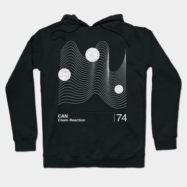 Chain Reaction / Minimalist Graphic Artwork Design Hoodie by saudade